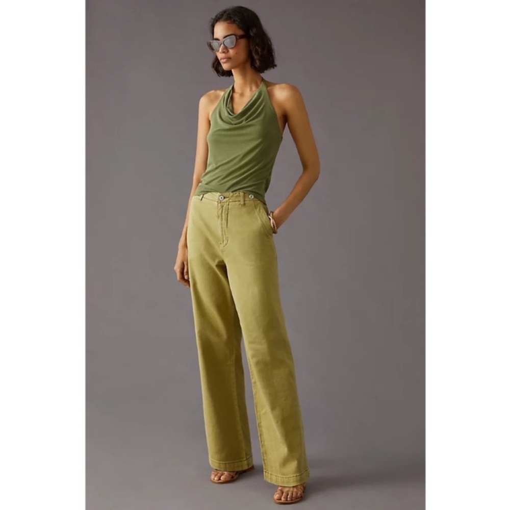 Anthropologie Pilcro Slouchy Chino Pants size 31 Tall